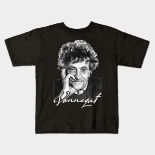 Vonnegut Black and White Kids T-Shirt